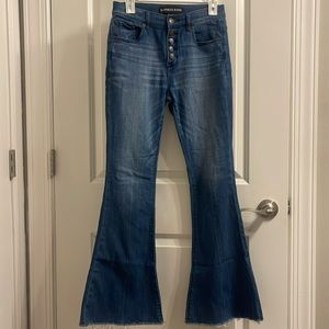 Express bell flare jeans